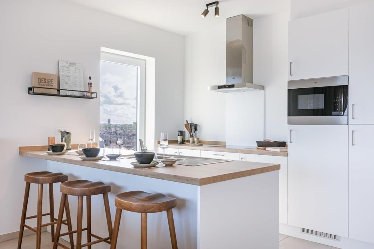 Huswell - Lovely New Apartment At The Harbor + Parking ブルージュ エクステリア 写真